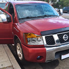 2004-2015 Nissan Titan / 2004-2007 Armada Factory Style Headlights w/ Amber Reflectors (Chrome Housing / Clear Lens)