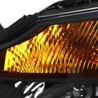 2004-2015 Nissan Titan / 2004-2007 Armada Factory Style Headlights w/ Amber Reflectors (Matte Black Housing / Clear Lens)