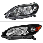 2009-2014 Toyota Matrix Factory Style Replacement Headlights (Matte Black Housing/Clear Lens)