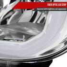 2007-2013 Toyota Tundra / 2008-2017 Sequoia LED Tube Factory Style Headlights with LED Turn Signal (Chrome Housing / Clear Lens)