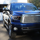 2007-2013 Toyota Tundra / 2008-2017 Sequoia LED Tube Factory Style Headlights with LED Turn Signal (Matte Black Housing / Clear Lens)
