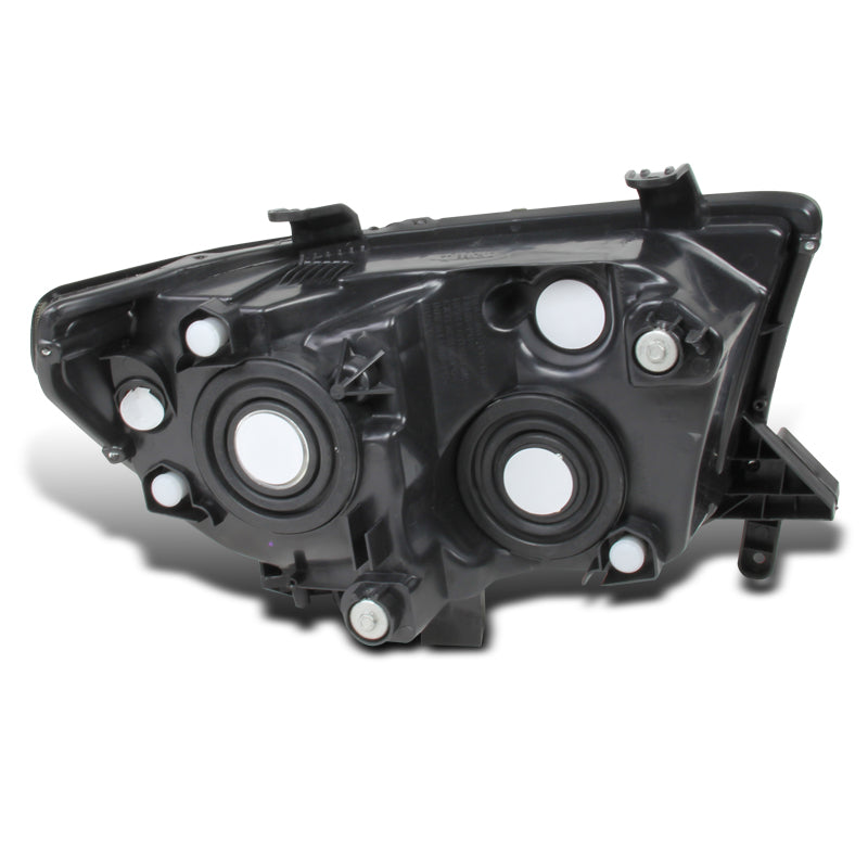 2007-2013 Toyota Tundra/ 2008-2017 Toyota Sequoia Factory Style Headlights w/ Amber Reflectors (Matte Black Housing/Clear Lens)