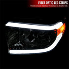 2014-2021 Toyota Tundra LED Bar Factory Style Headlights (Chrome Housing / Smoked Lens)