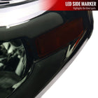 2014-2021 Toyota Tundra LED Bar Factory Style Headlights (Chrome Housing / Smoked Lens)