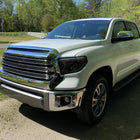2014-2021 Toyota Tundra LED Bar Factory Style Headlights (Chrome Housing / Smoked Lens)
