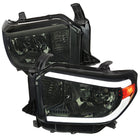 2014-2021 Toyota Tundra LED Bar Factory Style Headlights (Chrome Housing / Smoked Lens)