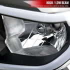 2014-2021 Toyota Tundra LED Bar Factory Style Headlights (Matte Black Housing / Clear Lens)