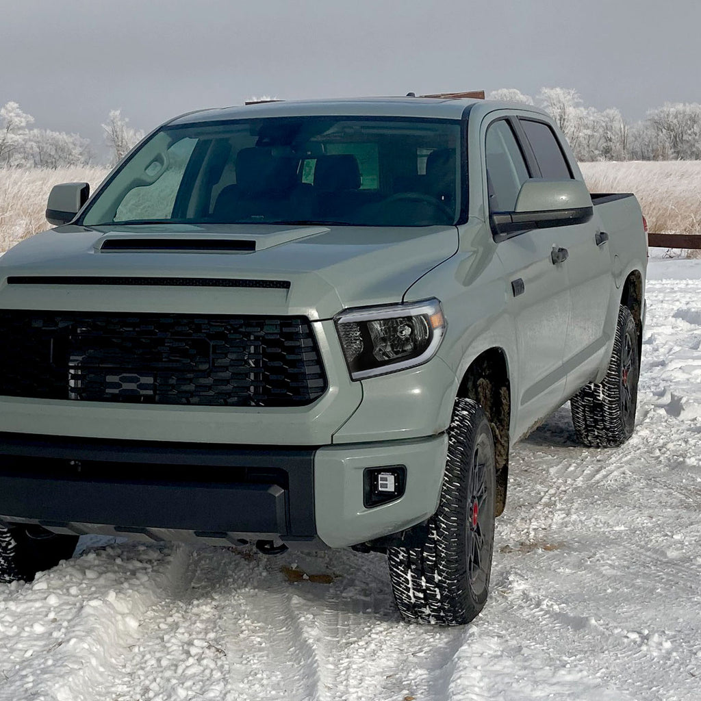 2014-2021 Toyota Tundra LED Bar Factory Style Headlights (Matte Black Housing/Clear Lens)