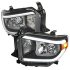 2014-2021 Toyota Tundra LED Bar Factory Style Headlights (Matte Black Housing / Clear Lens)