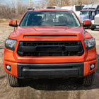 2014-2021 Toyota Tundra Factory Style Crystal Headlights w/ Amber Reflectors (Matte Black Housing / Clear Lens)