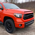 2014-2021 Toyota Tundra Factory Style Crystal Headlights w/ Amber Reflectors (Matte Black Housing / Clear Lens)