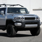 2007-2014 Toyota FJ Cruiser Full LED Projector Headlights with Sequential LED Turn Signal (Matte Black Housing/Clear Lens)