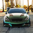 2008-2013 Infiniti G37/2014-2015 Q60 Coupe/Convertible Sequential Switchback LED Turn Signal Full LED Projector Headlights (Chrome Housing/Clear Lens)
