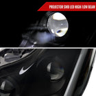 2008-2013 Infiniti G37/2014-2015 Q60 Coupe/Convertible Sequential Switchback LED Turn Signal Full LED Projector Headlights (Matte Black Housing / Smoked Lens)