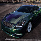 2008-2013 Infiniti G37/2014-2015 Q60 Coupe/Convertible Sequential Switchback LED Turn Signal Full LED Projector Headlights (Matte Black Housing / Smoked Lens)