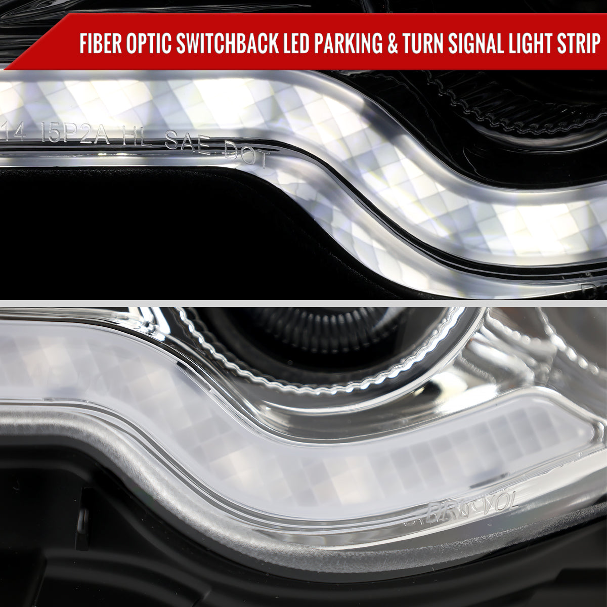 2014-2016 Lexus IS250 IS350 Full LED Project healight (Chrom Housing / Clear lens)