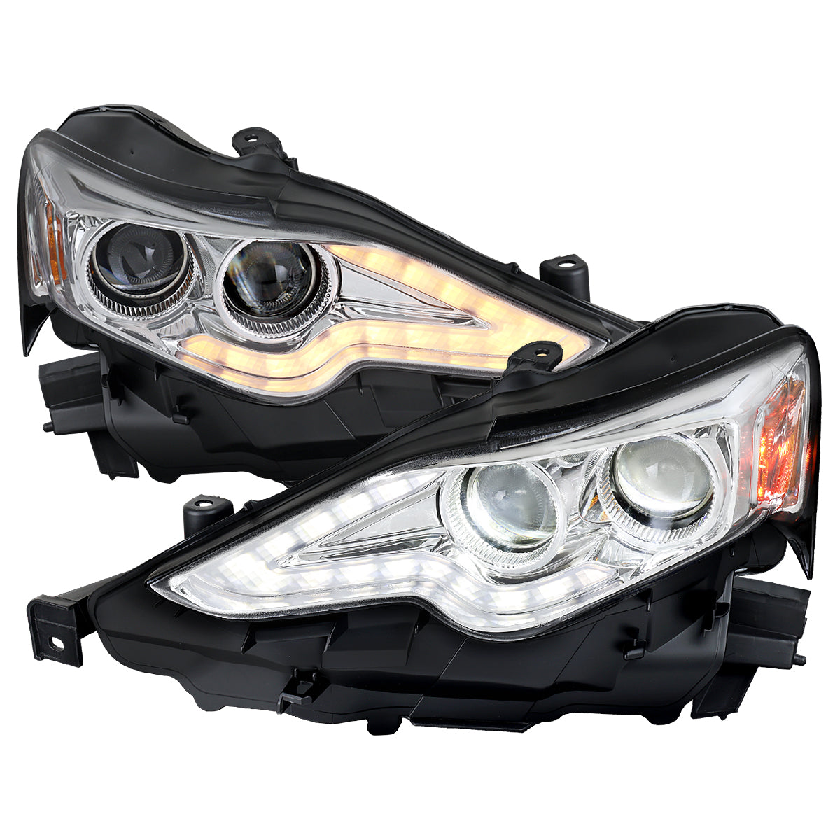 2014-2016 Lexus IS250 IS350 Full LED Project healight (Chrom Housing / Clear lens)