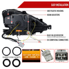 2014-2016 Lexus IS250 IS350 Full LED Project healight (Black Housing / Smoked lens)