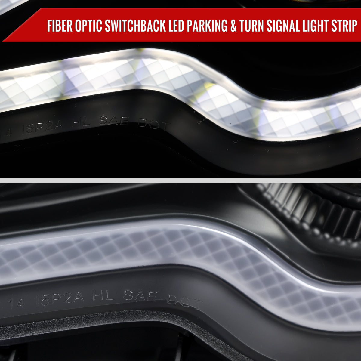 2014-2016 Lexus IS250 IS350 Full LED Project healight (Black Housing / Clear lens)
