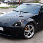 2003-2005 Nissan 350Z Dual Halo Projector Headlights (Glossy Black Housing/Smoke Lens)
