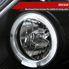 2003-2005 Nissan 350Z Dual Halo Projector Headlights (Matte Black Housing/Clear Lens)