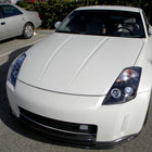2003-2005 Nissan 350Z Dual Halo Projector Headlights (Matte Black Housing/Clear Lens)