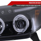 2003-2005 Toyota 4Runner Dual Halo Projector Headlights (Glossy Black Housing/Smoke Lens)