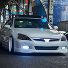 2003-2007 Honda Accord Dual Halo Projector Headlights (Glossy Black Housing/Smoke Lens)