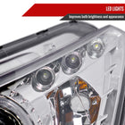 2008-2012 Honda Accord Coupe Dual Halo Projector Headlights (Chrome Housing/Clear Lens)