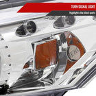 2008-2012 Honda Accord Coupe Dual Halo Projector Headlights (Chrome Housing/Clear Lens)