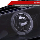 2008-2012 Honda Accord Coupe Dual Halo Projector Headlights (Glossy Black Housing/Smoke Lens)