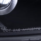 2008-2012 Honda Accord Coupe Dual Halo Projector Headlights (Glossy Black Housing/Smoke Lens)