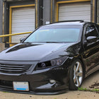 2008-2012 Honda Accord Coupe Dual Halo Projector Headlights (Glossy Black Housing/Smoke Lens)