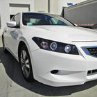 2008-2012 Honda Accord Coupe Dual Halo Projector Headlights (Matte Black Housing/Clear Lens)