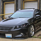 2008-2012 Honda Accord Coupe Dual Halo Projector Headlights (Matte Black Housing/Clear Lens)