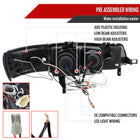 1994-1997 Honda Accord Dual Halo Projector Headlights (Glossy Black Housing/Smoke Lens)