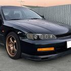 1994-1997 Honda Accord Dual Halo Projector Headlights (Matte Black Housing/Clear Lens)