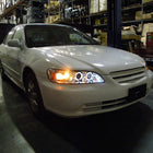 1998-2002 Honda Accord Dual Halo Projector Headlights (Chrome Housing/Clear Lens)