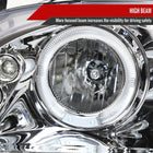 1998-2002 Honda Accord Dual Halo Projector Headlights (Chrome Housing/Clear Lens)