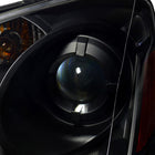 2005-2006 Nissan Altima Projector Headlights w/ Amber Reflectors (Matte Black Housing/Clear Lens)