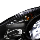 2005-2006 Nissan Altima Projector Headlights w/ Amber Reflectors (Matte Black Housing/Clear Lens)