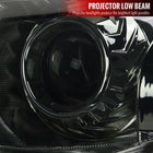2013-2015 Nissan Altima Sedan Projector Headlights w/ Amber Reflectors (Chrome Housing/Smoke Lens)