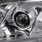 2007-2009 Toyota Camry Factory Style Projector Headlights - Chrome/Clear Lens