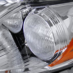 2007-2009 Toyota Camry Factory Style Projector Headlights - Chrome/Clear Lens