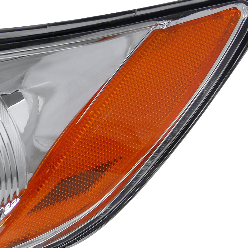 2007-2009 Toyota Camry Factory Style Projector Headlights - Chrome/Clear Lens