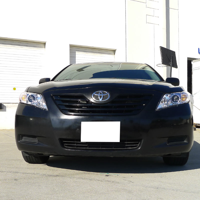 2007-2009 Toyota Camry Factory Style Projector Headlights - Chrome/Clear Lens