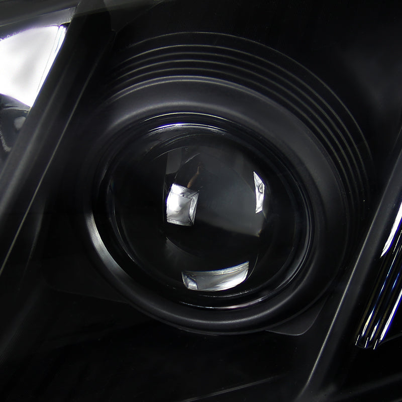 2007-2009 Toyota Camry Factory Style Projector Headlights - Matte Black/Clear Lens