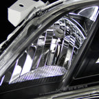 2007-2009 Toyota Camry Factory Style Projector Headlights - Matte Black/Clear Lens