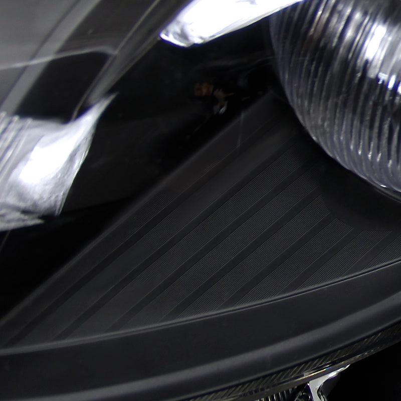 2007-2009 Toyota Camry Factory Style Projector Headlights - Matte Black/Clear Lens