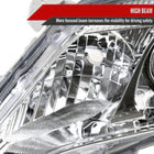 2010-2011 Toyota Camry Factory Style Projector Headlights - Chrome/Clear Lens